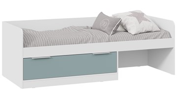 Кроватка Марли Тип 1 (Белый/Серо-голубой) в Асбесте
