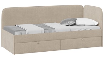 Подростковая кровать Молли тип 1 (90), Микровелюр Scandi Cream 03 в Красноуфимске