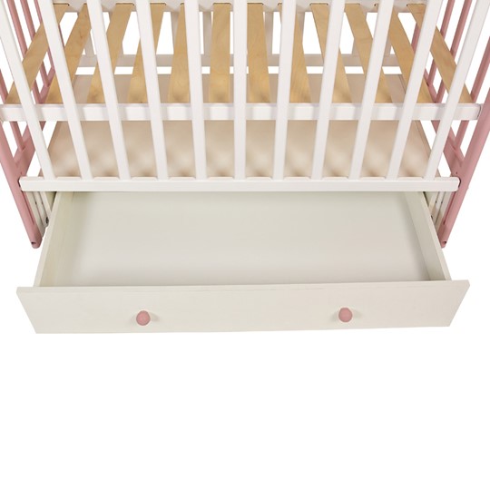 Кровать детская Polini kids Simple 328, белый-розовый в Первоуральске - изображение 7