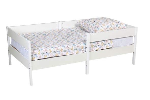 Кровать детская Polini kids Simple 3435, белый, серия 3400 в Первоуральске - изображение