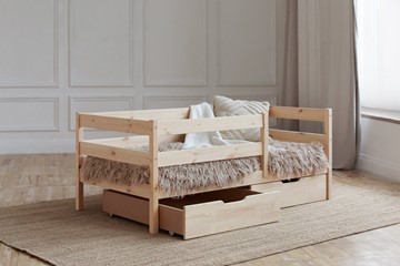Кровать детская Софа с ящиками, без покраски в Новоуральске - предосмотр 1