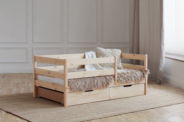 Кровать детская Софа с ящиками, без покраски в Богдановиче - изображение