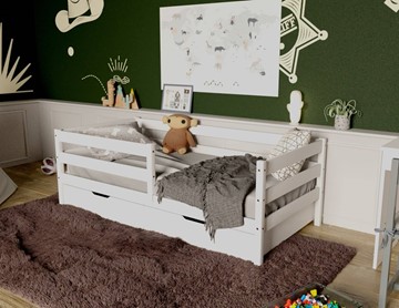 Кровать детская Софа с ящиками, цвет белый в Екатеринбурге - предосмотр 3