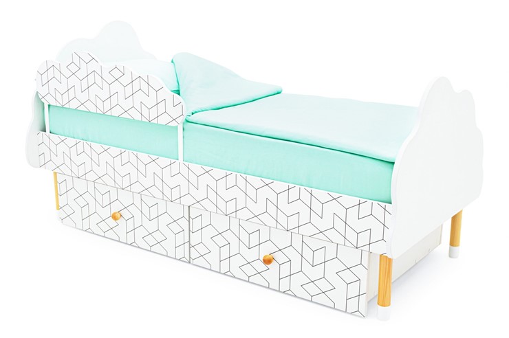 Кровать детская Stumpa Облако "Кубики" в Первоуральске - изображение 3