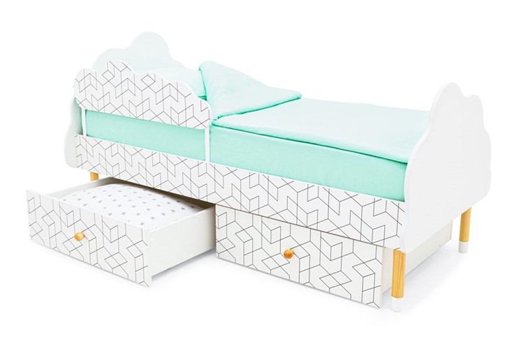 Кровать детская Stumpa Облако "Кубики" в Первоуральске - изображение 4