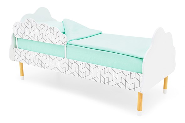 Кровать детская Stumpa Облако "Кубики" в Первоуральске - изображение