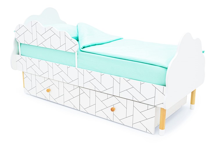 Кровать детская Stumpa Облако "Мозаика" в Полевском - изображение 3