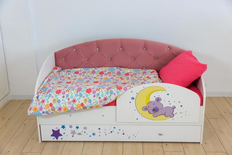 Детская кровать Звездочка с бортиком, Розовый в Екатеринбурге - изображение 6