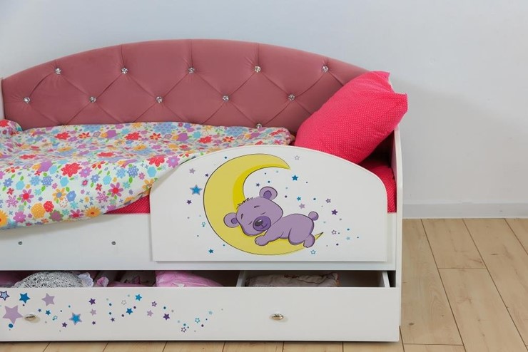Детская кровать Звездочка с бортиком, Розовый в Екатеринбурге - изображение 7