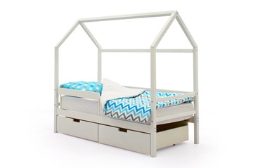 Кровать-домик в детскую Svogen белый в Красноуфимске