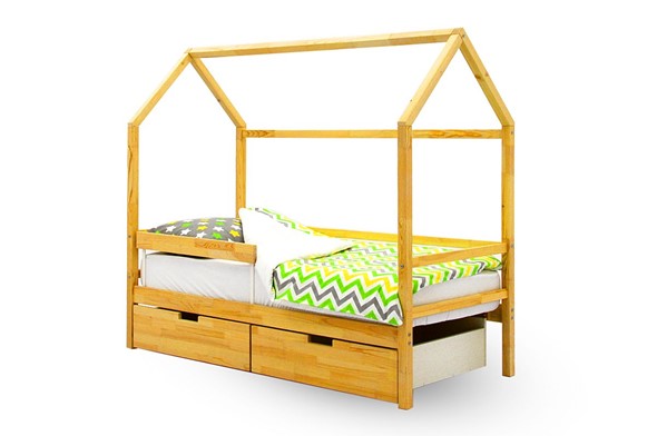 Детская кровать-домик Svogen натур в Кушве - изображение