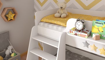 Кровать в детскую POLINI Kids Dream 1500 Белый в Екатеринбурге - предосмотр 4