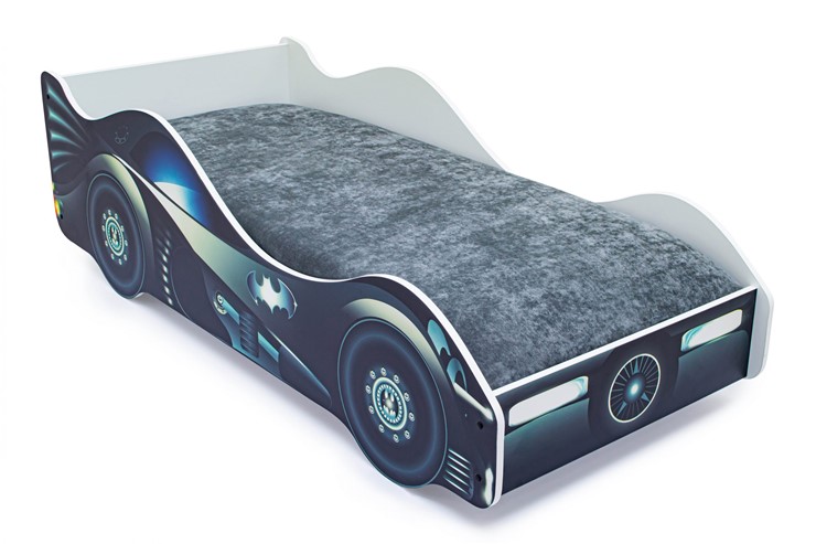 Кровать-машина в детскую Бэтмобиль желтая с подъемным механизмом в Екатеринбурге - изображение 7