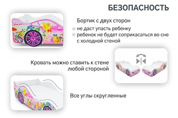 Кровать-машина детская Фея в Каменске-Уральском - предосмотр 5