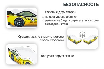 Кровать-машина детская Такси в Екатеринбурге - предосмотр 6