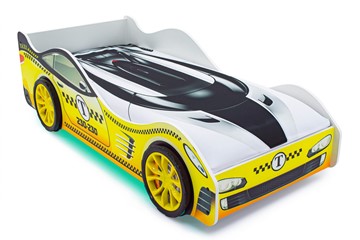 Детская кровать-машина Такси с подъемным механизмом в Ревде