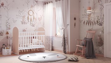 Детская кровать Фея 701 Дуб пастельный-белый в Екатеринбурге - предосмотр 8
