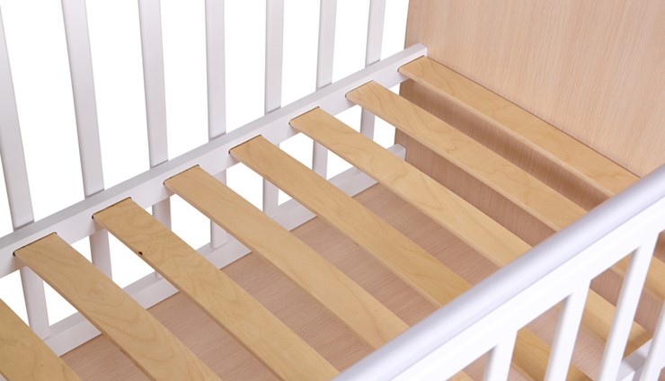 Детская кроватка Фея 750 Дуб пастельный-белый в Кушве - изображение 7
