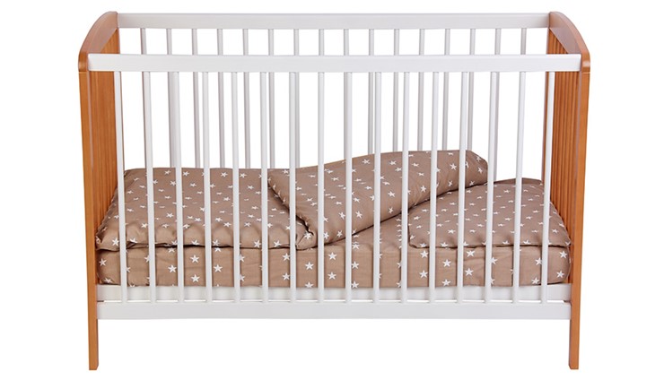 Детская кроватка POLINI Kids Simple 101 Белый / Бук в Первоуральске - изображение 7