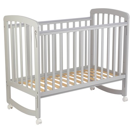 Кроватка для новорожденных POLINI Kids Simple 304 Серый в Ревде - изображение