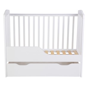 Кроватка для новорожденных POLINI Kids Simple 310-01 Белый в Первоуральске - предосмотр 1