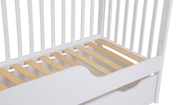 Кроватка для новорожденных POLINI Kids Simple 310-01 Белый в Первоуральске - предосмотр 2