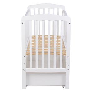 Кроватка для новорожденных POLINI Kids Simple 310-01 Белый в Первоуральске - предосмотр 3