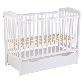 Кроватка для новорожденных POLINI Kids Simple 310-01 Белый в Каменске-Уральском