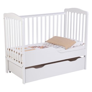 Кроватка для новорожденных POLINI Kids Simple 310-01 Белый в Первоуральске - предосмотр 6