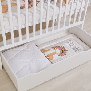 Кроватка для новорожденных POLINI Kids Simple 310-01 Белый в Екатеринбурге - предосмотр 7