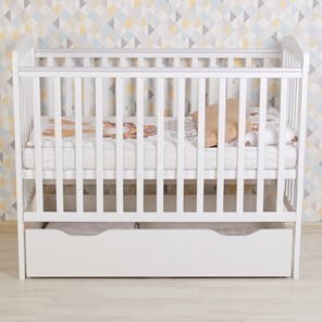 Кроватка для новорожденных POLINI Kids Simple 310-01 Белый в Екатеринбурге - предосмотр 8