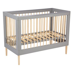 Детская кровать POLINI Kids Simple 360 Серый / Натуральный в Ревде