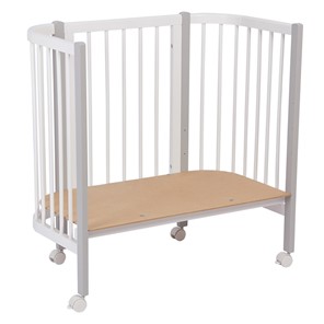Кроватка детская приставная POLINI Kids Simple 105 Белый / Серый в Ирбите - предосмотр 6