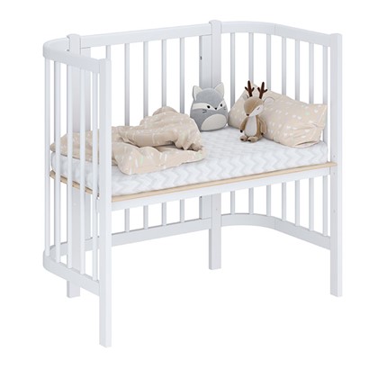 Приставная кровать POLINI Kids Simple 105 Белый в Богдановиче - изображение