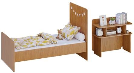 Детская кровать Polini kids Ameli 1150, белый-натуральный, серия Ameli в Екатеринбурге - изображение 8