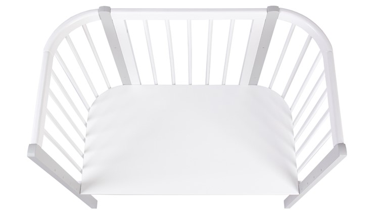 Кроватка-трансформер POLINI Kids Simple 120 Белый / Серый в Первоуральске - изображение 3