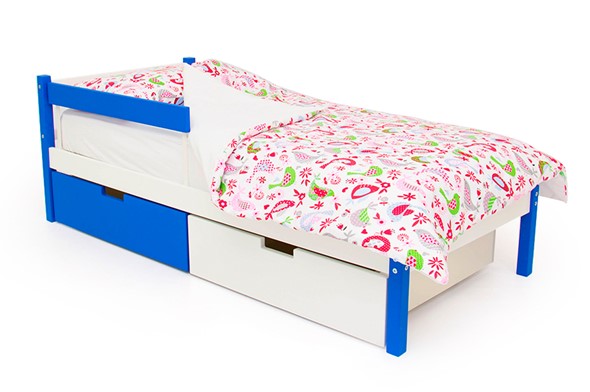 Кровать в детскую Skogen classic сине-белая в Краснотурьинске - изображение