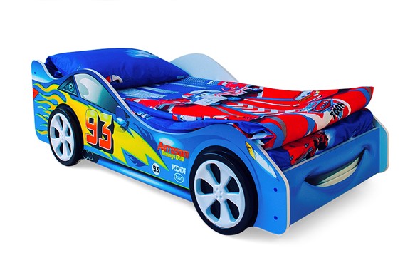 Детская кровать-машина Тачка синяя в Верхней Салде - изображение