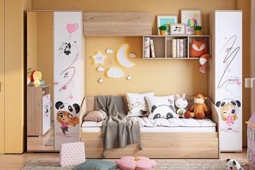 Детская спальня Панда №1 в Екатеринбурге