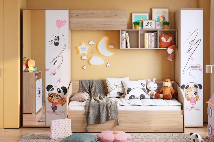 Детская спальня Панда №1 в Ревде - изображение