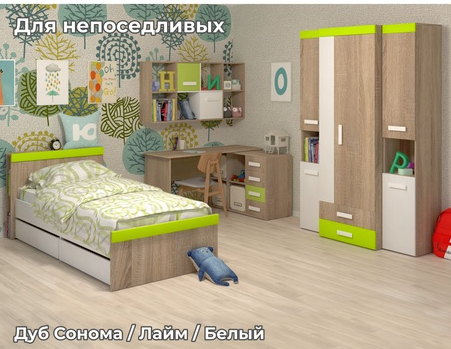 Детский модульный гарнитур Юниор №1 в Екатеринбурге - изображение 3