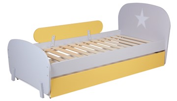 Комплект мебели для детской POLINI Kids Mirum №1 Белый / Серый / Желтый в Первоуральске - предосмотр 4