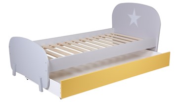 Комплект мебели для детской POLINI Kids Mirum №1 Белый / Серый / Желтый в Первоуральске - предосмотр 6