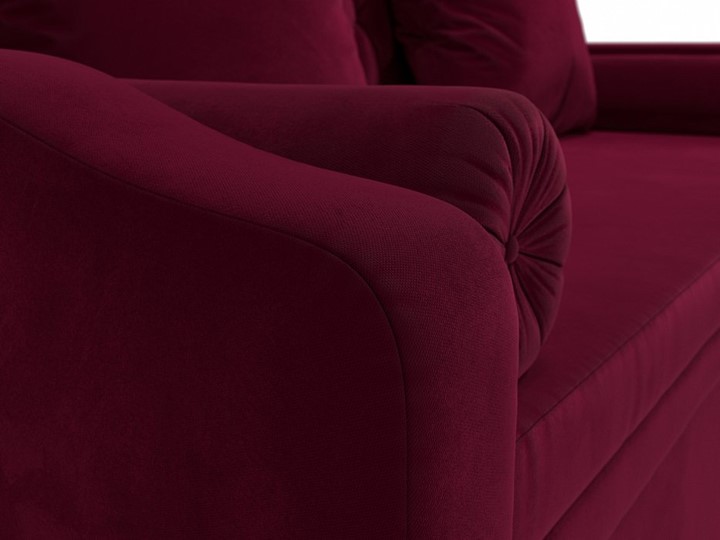Диван-кровать Сойер, Бордовый (Микровельвет) в Ревде - изображение 4
