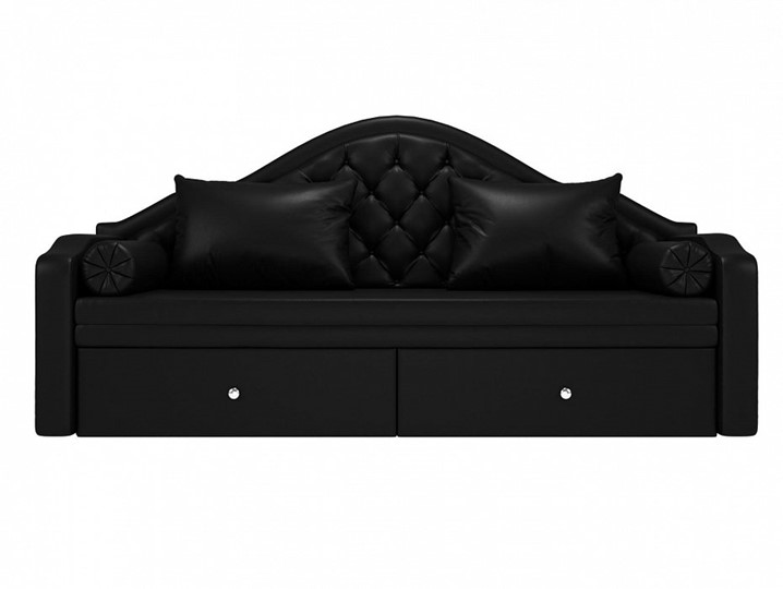 Диван-кровать Сойер, Черный (Экокожа) в Новоуральске - изображение 5