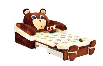 Детский диван Медведь с подушкой, ширина 120 см в Екатеринбурге - предосмотр 2