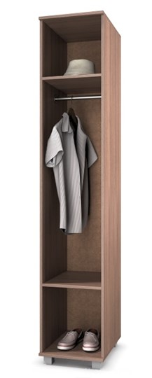 Распашной шкаф Е-12, Дуб млечный/Венге в Первоуральске - изображение 1