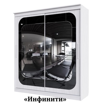 Шкаф купе №19, 1,7 м, Инфинити в Екатеринбурге - изображение