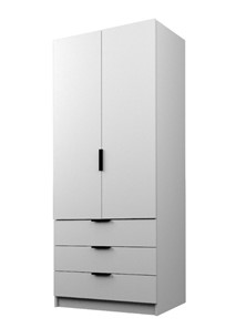 Шкаф двухдверный ЭШ2-РС-23-8-3я, Белый 190х80х52 в Ревде