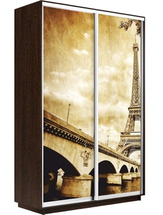 Шкаф 2-дверный Экспресс 1200x600x2200, Париж/венге в Первоуральске - изображение